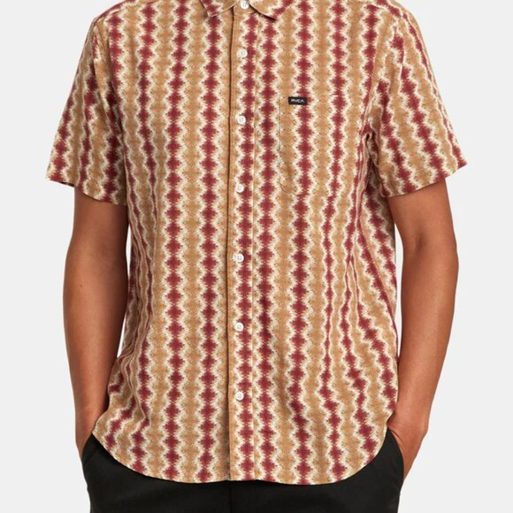 RVCA Short Sleeve Shirt (S) - Picture 2 of 8